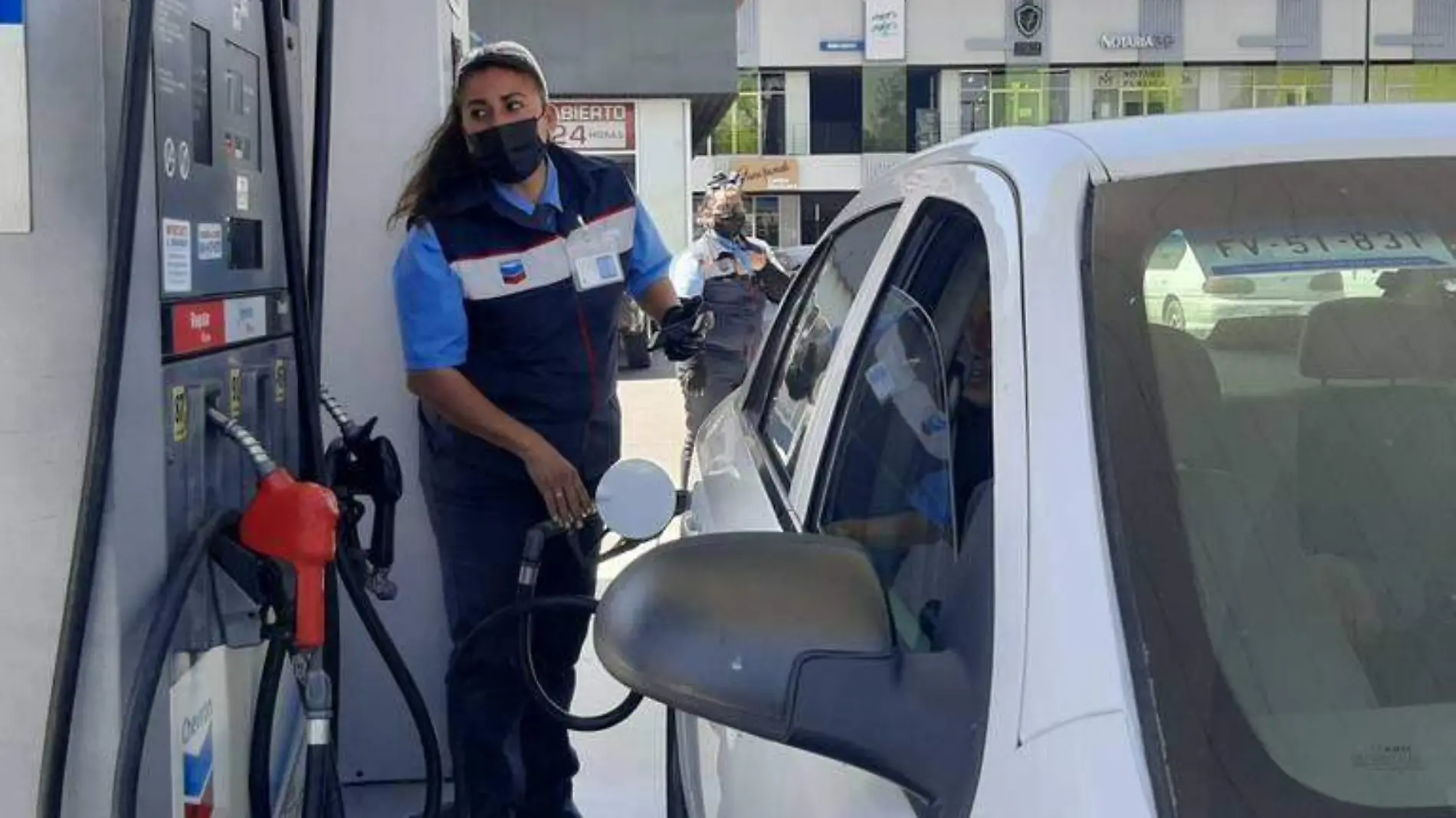 Gasolinera, gasolina, Auto